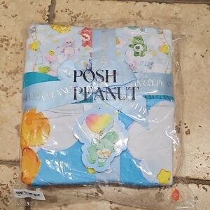 Posh Peanut CareBear Luxe Ruffled Patoo Bamboo Blanket NIB